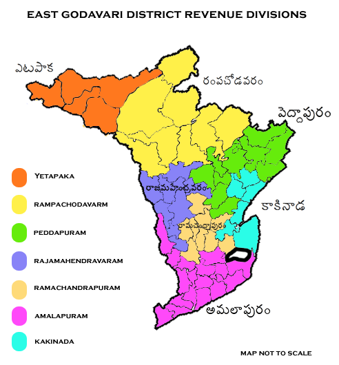 revenue divisions map of east godavari district (1)