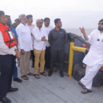 andhra pradesh deputy cm pawan kalyan inspects illegal transportation at kakinada port